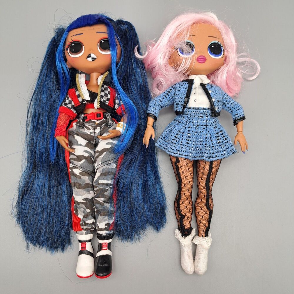 LOL Surprise OMG Doll Lot Uptown Girl & Downtown BB Fashion Outfit